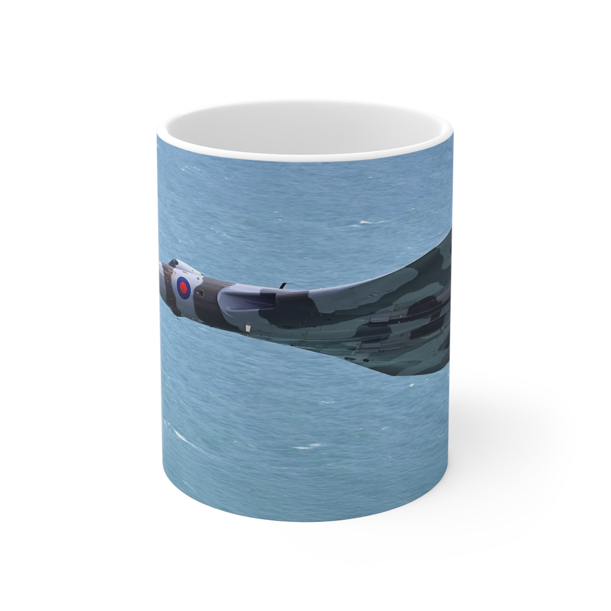 Vulcan Airplane Mug, Aviation Enthusiast Gift, Pilot Coffee Cup, Retro Flight Decor, Unique Pilot Mug
