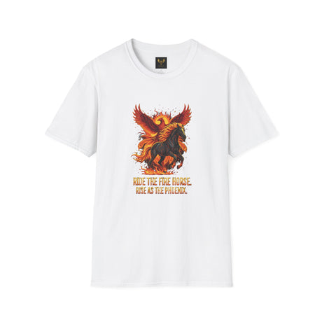 Phoenix Horse T-Shirt — "Ride the Fire Horse, Rise as the Phoenix" Graphic Tee