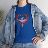 Ballerina T-Shirt capturing the essence of romance and dance, perfect for Valentine's gifting.