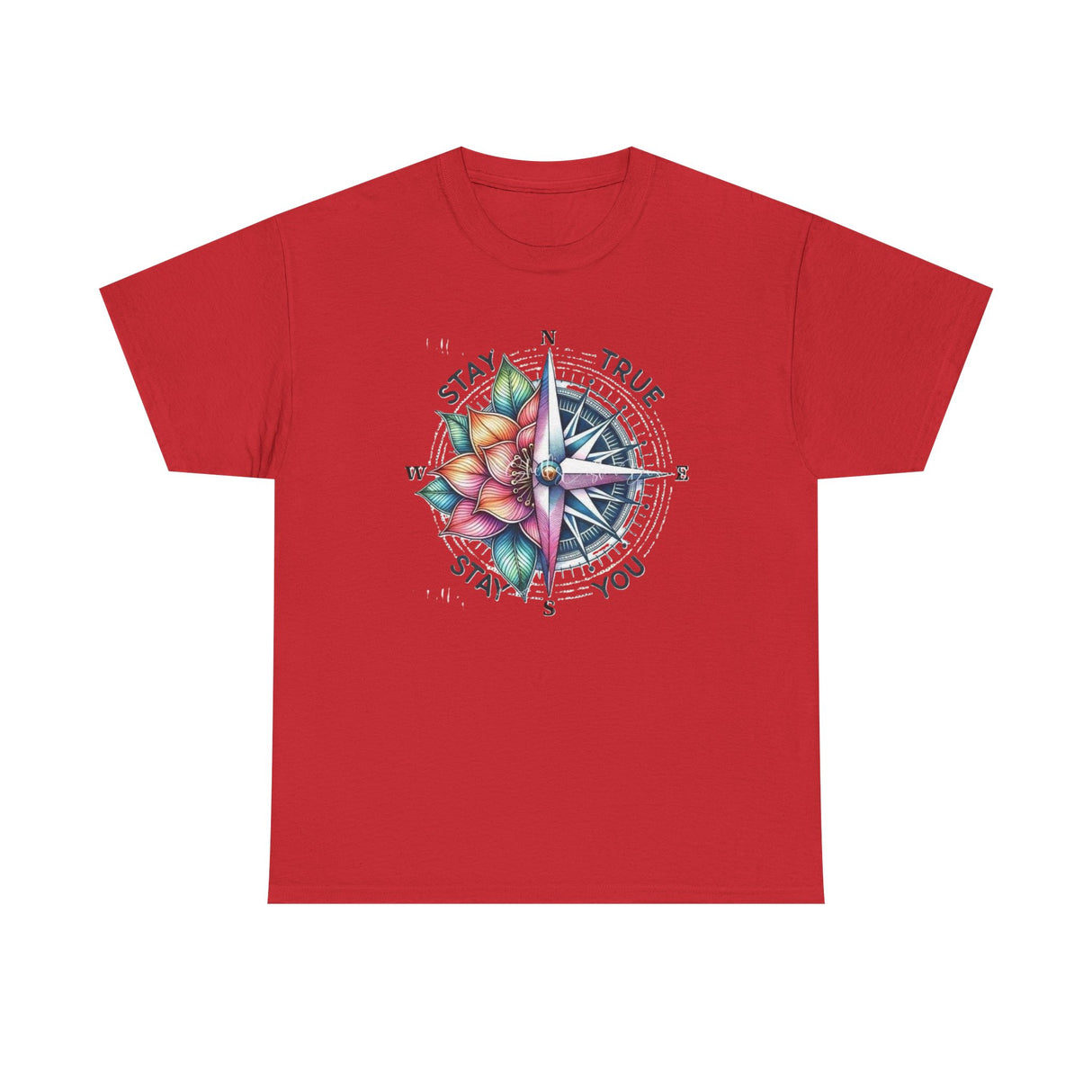 Unisex Heavy Cotton Tee in vibrant colors, showcasing its print-friendly features and long-lasting color.