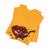 Red Lip Design Unisex Jersey Tee | Casual Wear, Trendy Shirt, Gift for Her, Summer Style, Statement Top