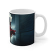 Retro Woman, Tower Bridge, A London Policeman, London Mug, Gift for Enthusiasts, Coffee Cup, Retro, Unique, Mug, Charm, Retro, London