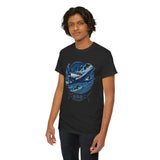Youth wearing the Vintage Airplane Graphic Tee, demonstrating its appeal to all ages.