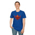 Phoenix Wings T-Shirt Rise Again Flaming Graphic Tee Blue