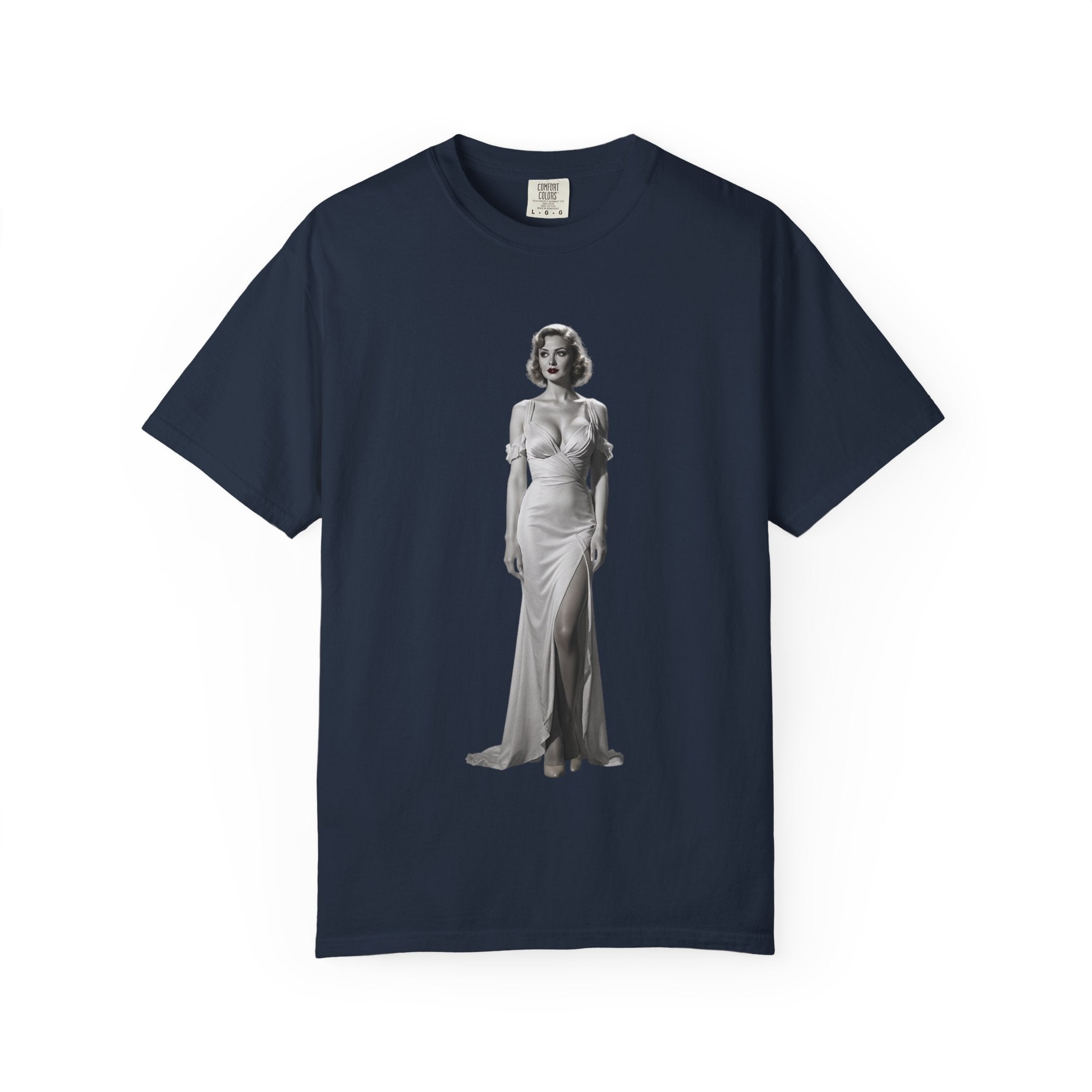 Glamour T-Shirt, Retro Fashion Tee, Stylish Casual Wear, Gift for Her, Trendy T-Shirt for Events , Retro T-shirt