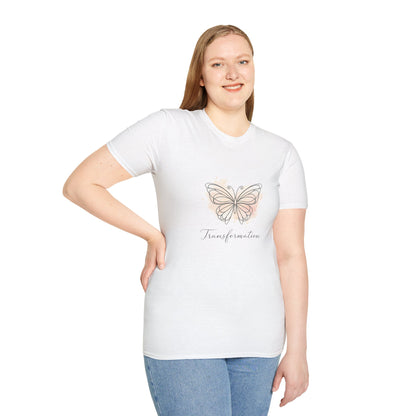 Transformation Pastel Butterfly Graphic Stylish T-Shirt