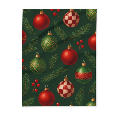 Luxurious Arctic Fleece Blanket folded neatly, highlighting the premium polyester fleece material.