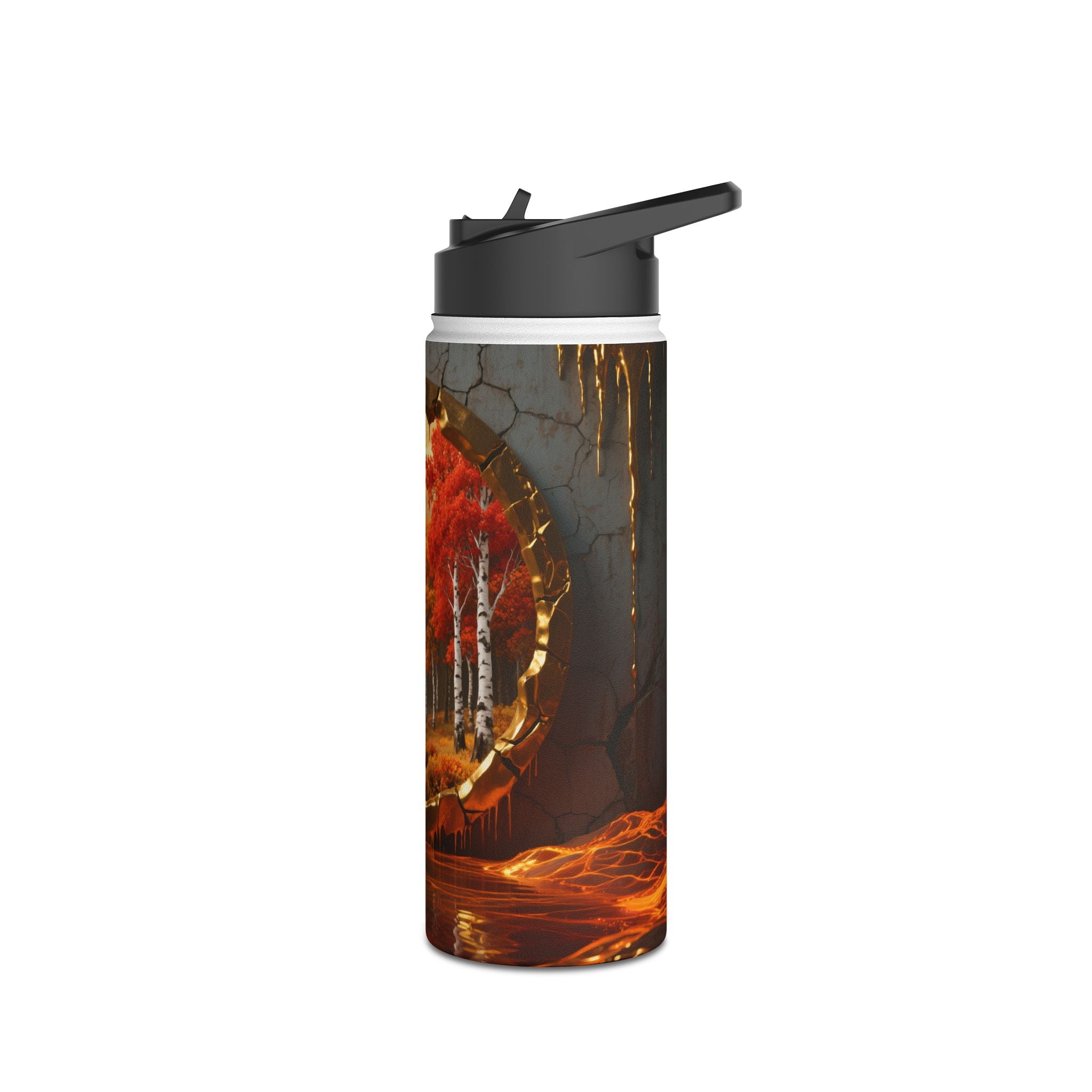 Group of friends enjoying the outdoors with their Autumn Voyage Stainless Steel Water Bottles.