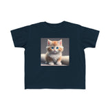 Adorable Kitten Toddler Tee styled for summer fun, perfect for outings and birthday gifts for kids.