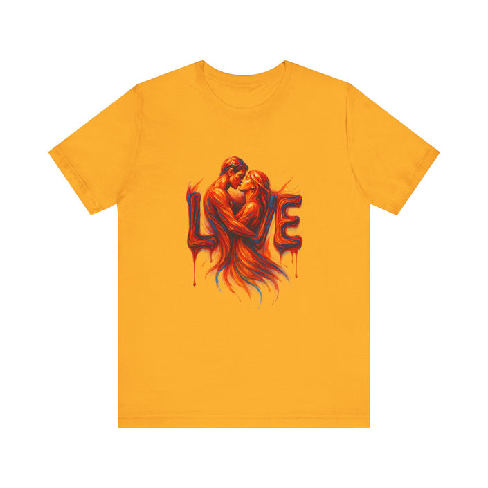 Love Embrace T-Shirt For Him, Romantic Tee, Gift for Couples, Valentine's Day Apparel, Cute Love Shirt, Sweetheart Gift