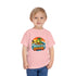 Wave Roar Toddler Tee Dino Surf Beach Graphic Shirt