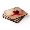 Cherry Blossom Corkwood Coaster Set | Rustic Home Decor, Unique Drinkware, Kitchen Gift, Nature Lover's Present, Eco-Friendly Coasters