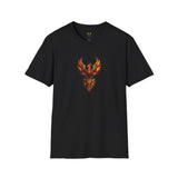 Phoenix Graphic T-Shirt — Fiery Tribal Bird Tee