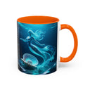 Mermaid Shell Accent Coffee Mug – Ocean Fantasy 11/15oz US