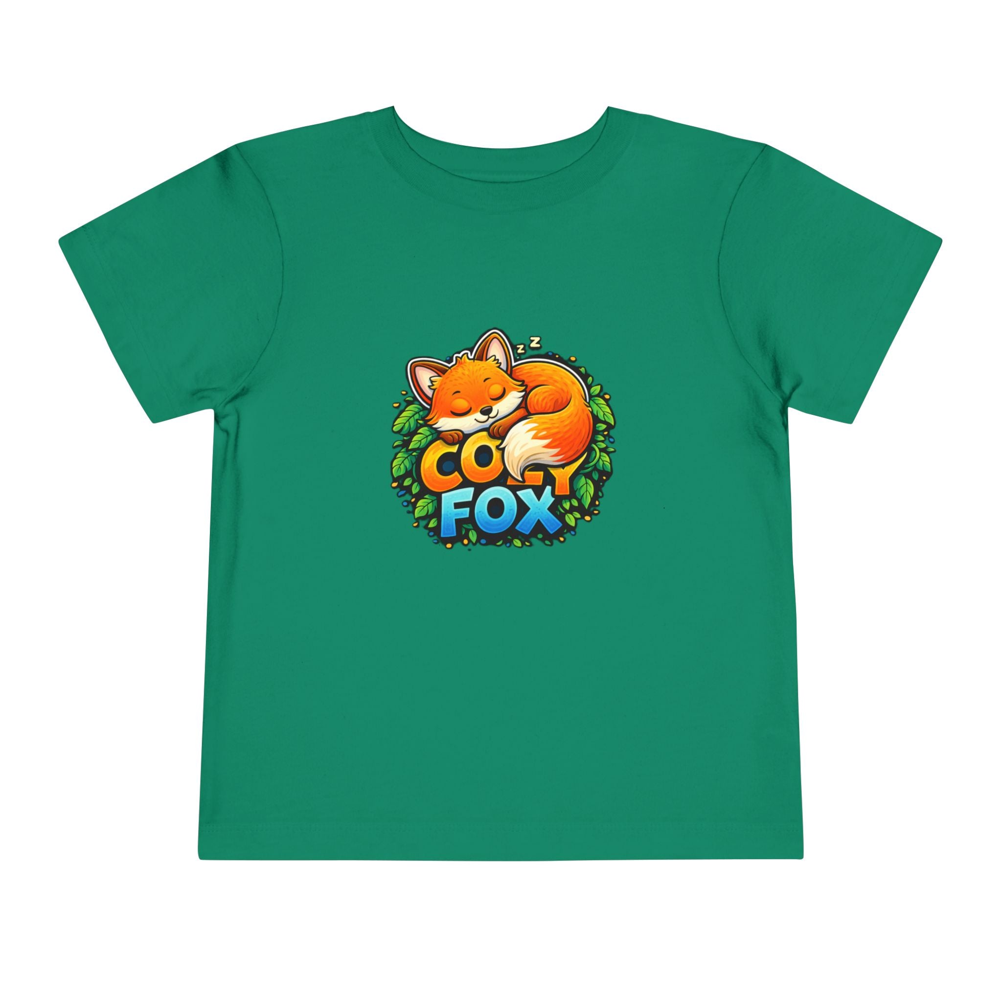 Cozy Fox Toddler Tee Cute Fox Graphic Shirt for Kids
