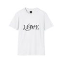 Love Script T-Shirt — Elegant Black Typography Tee for Everyday