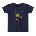 Children enjoying outdoor play wearing the Celestial Compass Youth Tee.