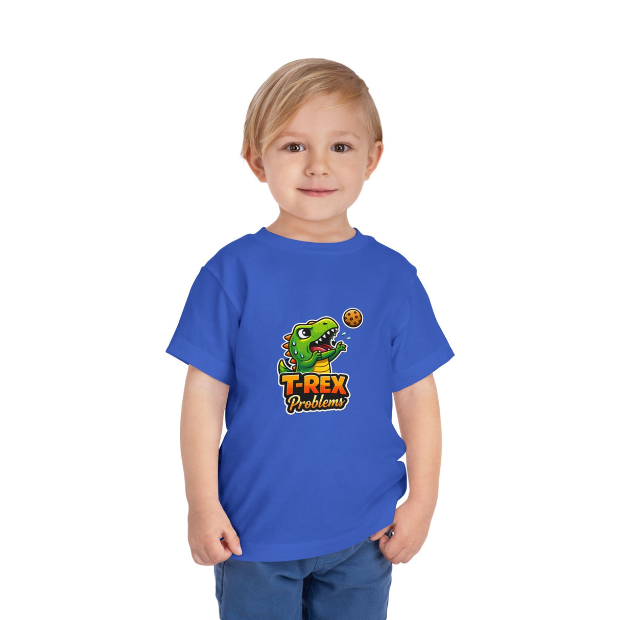Cute 'T-Rex Problems' Dino Shirt for Kids — Toddler Tee Cozy