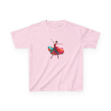 Kids Dance T-Shirt — Colorful Ballerina Graphic Tee with vibrant colors ideal for dance enthusiasts.