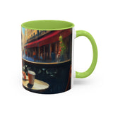 Minimalist setup showcasing the Parisian Dream Coffee Mug - 11oz as a focal point.