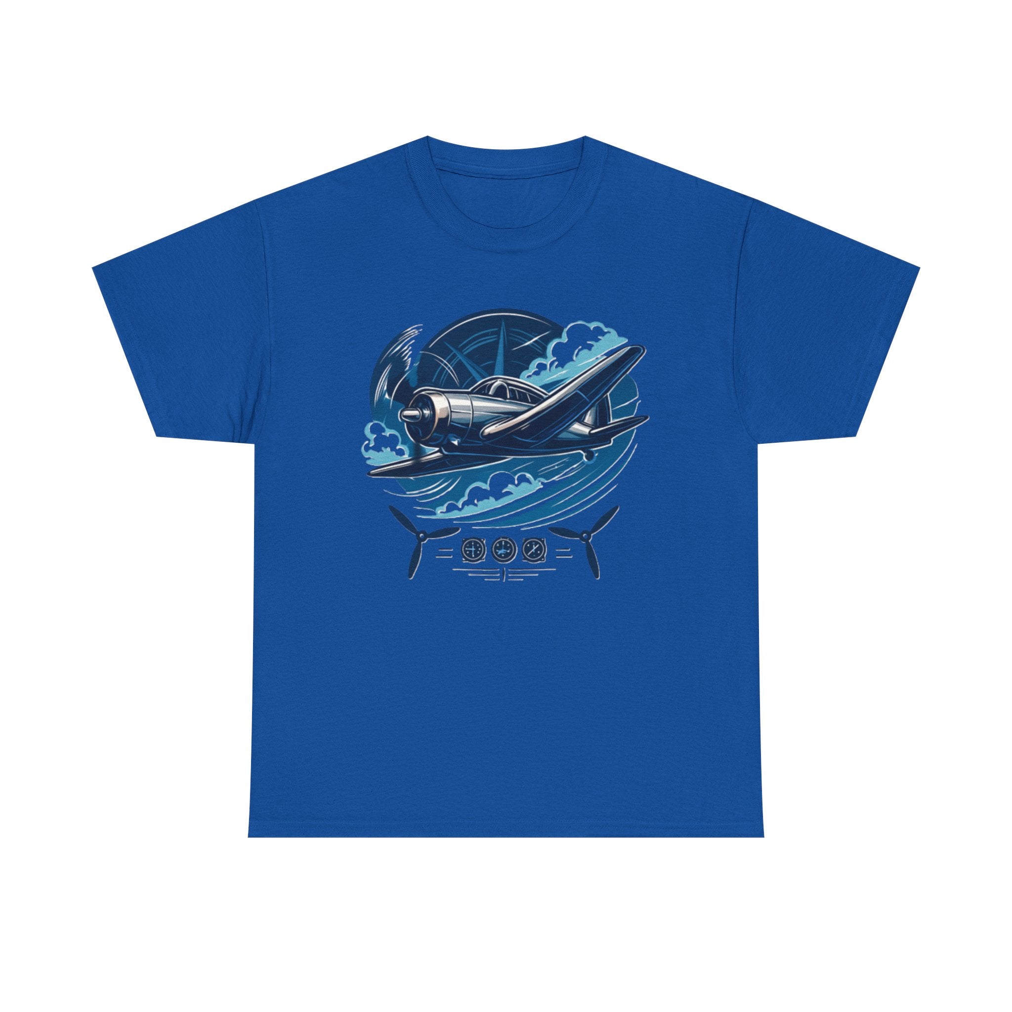 Detail of the Vintage Airplane Graphic Tee&