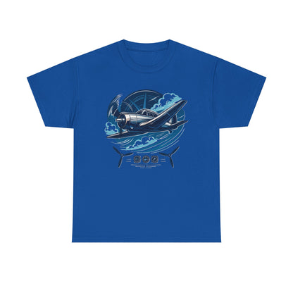 Detail of the Vintage Airplane Graphic Tee&