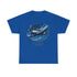 A model wearing the Vintage Propeller Plane T-Shirt, showcasing the relaxed fit and stylish aviation graphic.