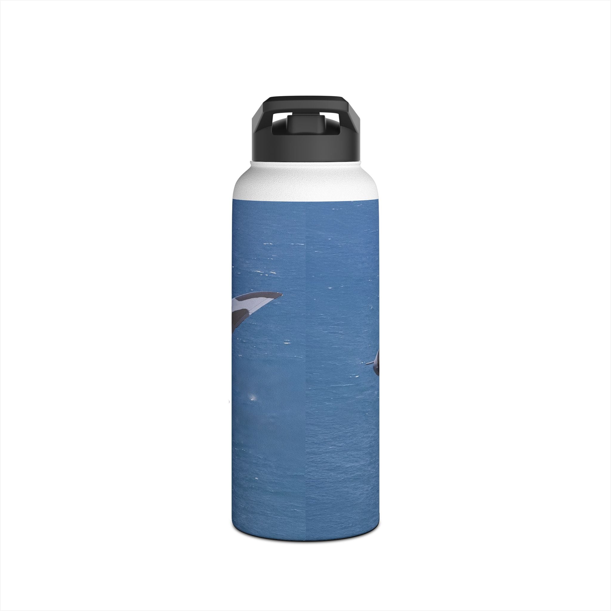 Vulcan Stainless Steel Water Bottle, Jet Design, Gift for Pilot, Travel Hydration, Airforce Lover, Outdoor Adventures, Vulcan, Bomber, British, V-Bomber, RAF, British, Aviation,