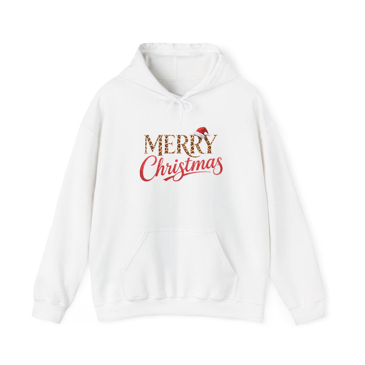 Casual outfit featuring Merry Christmas Hoodie perfect for holiday cheer.