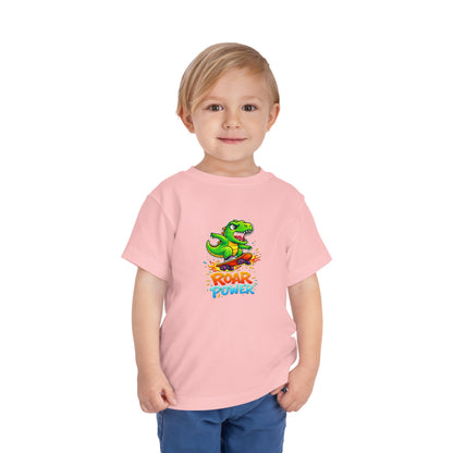 Skateboard Riding Dinosaur Roar Power Skateboarding Dinosaur