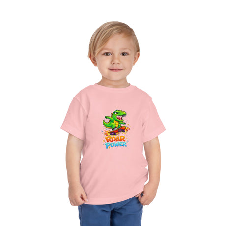 Skateboard-Riding Dinosaur 'Roar Power' Skateboarding Dinosaur –Kids' Clothing