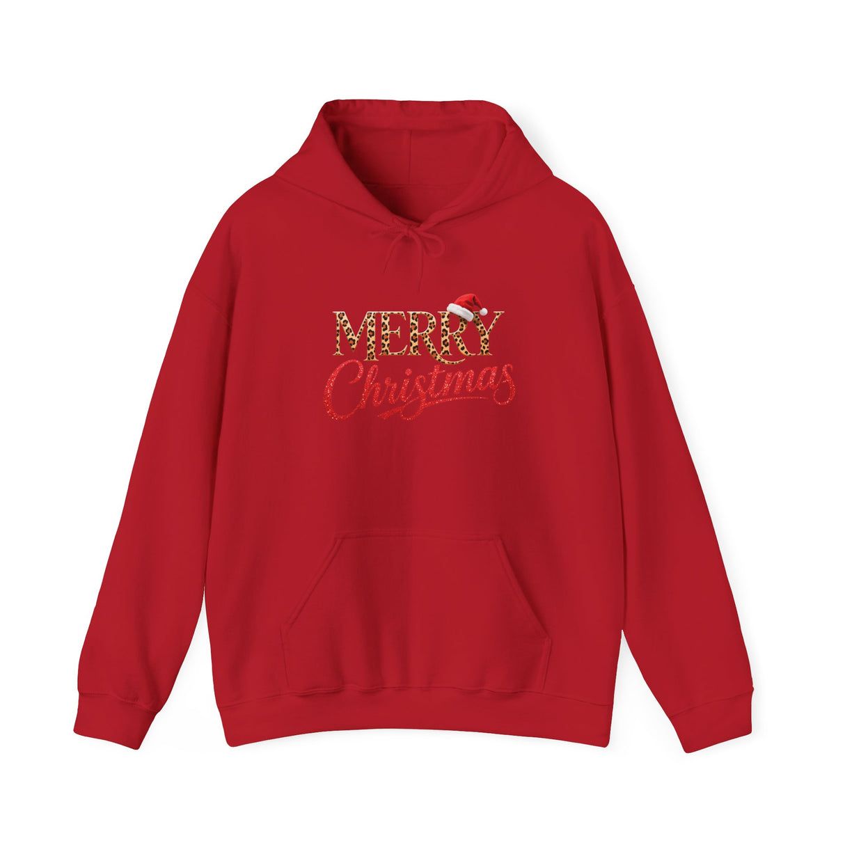 Merry Christmas Hoodie featuring a happy gathering depicting holiday joy.