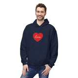 Love Heart Hoodie — Red Heart Graphic Pullover