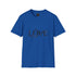 Love Script T-Shirt Elegant Black bkue