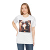 Futuristic Love Tee for Her | Sci-Fi Enthusiast Shirt, Unisex Graphic Tee, Gift for Her, Casual Wear, Geeky Apparel