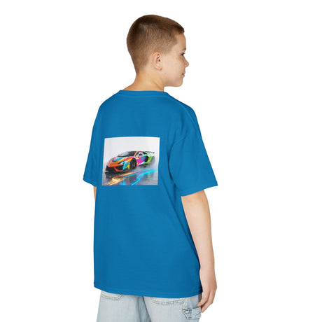Kids T-Shirt — Colorful Sports Car Graphic Tee US