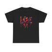 Love Heavy Cotton Tee For Him - Artful Expression for Couples, Gift for Anniversaries, Valentine's Day, Casual Wear, Art Lovers Tee