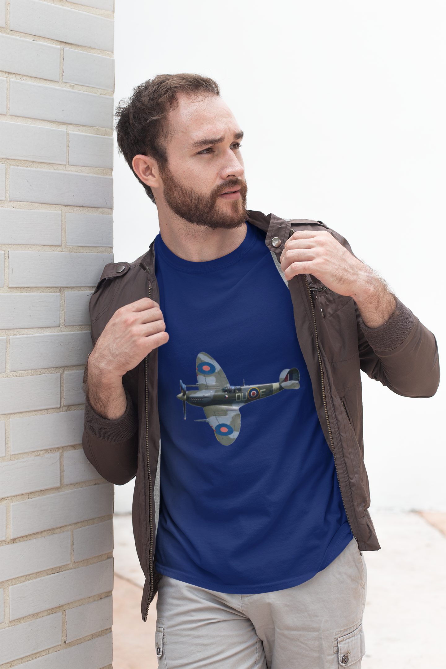 Spitfire T Shirt Aviation Fighter RAF WW2 T-Shirt, Retro Fashion Tee, Stylish Casual Wear, Gift for Him, Trendy T-Shirt for Events
