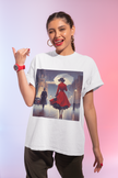 Charming Street Vintage Scene, Ultra Cotton Shirt, Vintage Aesthetic T-Shirt, Perfect Gift for Art Lovers, Everyday Wear, Casual Style