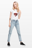 Red Lip Design Unisex Jersey Tee | Casual Wear, Trendy Shirt, Gift for Her, Summer Style, Statement Top
