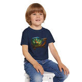 Whimsical Toddler Tee with Bottle Design highlighting the soft, comfy material for all-day wear.