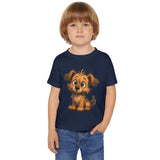 Cute Puppy Toddler T-Shirt perfect for birthdays and family gatherings.