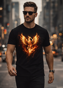 Majestic Golden Phoenix - Unisex Softstyle T-Shirt
