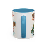 Christmas Reindeer Coffee Mug with its festive light design that brightens up your holiday drinks.