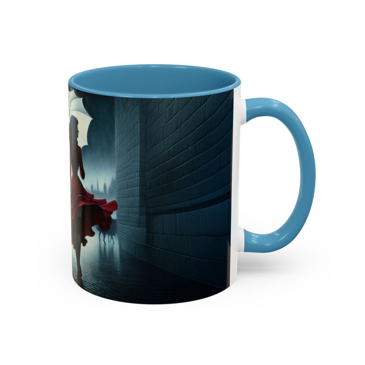 Elegant Cityscape Coffee Mug - 11oz capturing the essence of city life.