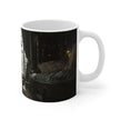Attractive Woman, Retro Glamour Mug,  Enthusiast Gift, Coffee Cup, Retro, Unique  Mug, Glamour, Retro, Woman, Car, Dress