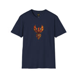 Phoenix Graphic T-Shirt — Fiery Tribal Bird Tee