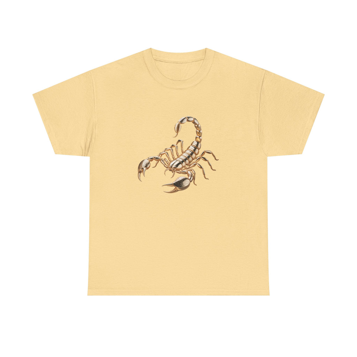 Back view of the Scorpion Graphic Tee — Desert Scorpion Illustration T-Shirt emphasizing its classic fit.