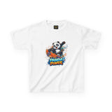 'Panda Power' Cartoon Skateboarding Panda Graphic  — Kids Tee
