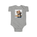 Cute Kitten Infant Bodysuit for Baby Girls and Boys, ideal for photoshoots and festive outings.